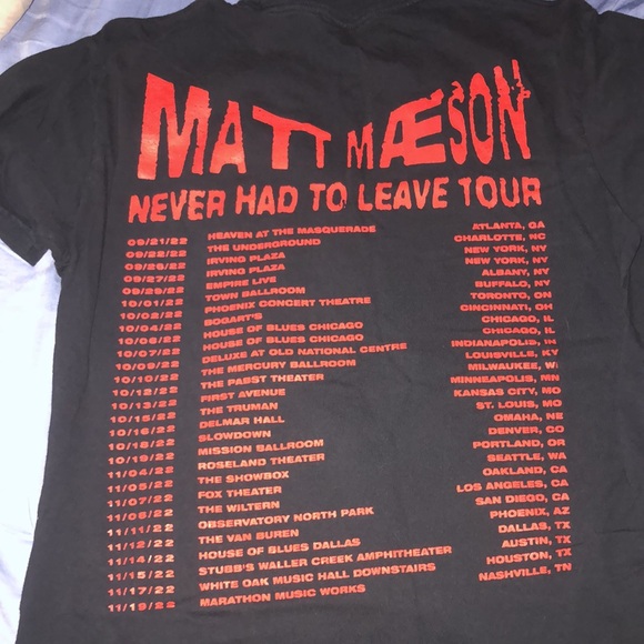 Matt Maeson Tour Shirt - Picture 2 of 4